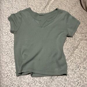 Brandy Melville Green Women's Top